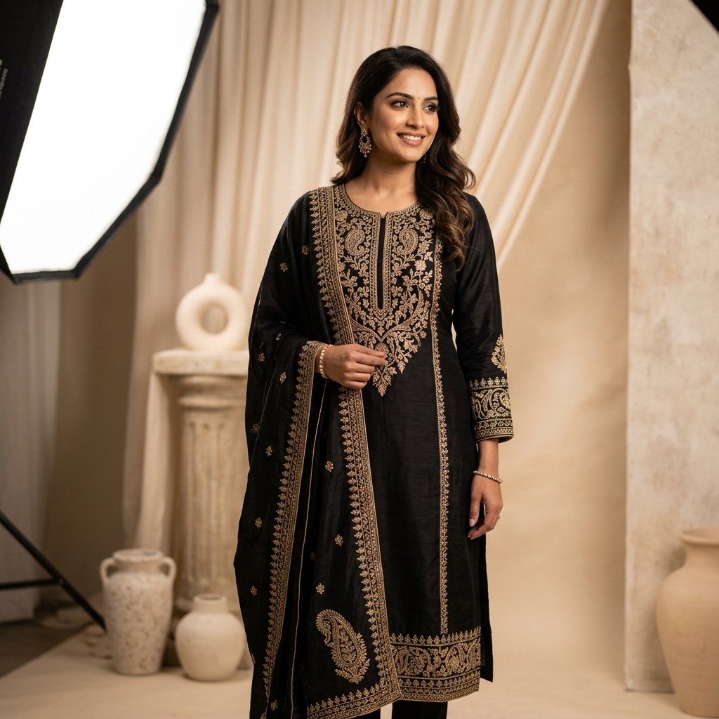 Premium embroidered salwar kameez suit collection